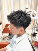 men's/MEN'S/メンズカット/メンズパーマ/郡山/眉毛/ピンパーマ