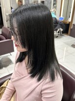 ザザ ZA/ZA 目白 レイヤーカット×暗髪カラー 目白美容室