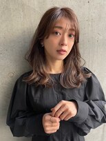 マルツ 銀座(maltu) 小顔レイヤーミディアム大人かわいい美髪ネビージュオリージュ