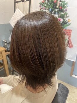 エルア(elua)の写真/【高槻/駐車スペース有/キッズスペース有】一人ひとりの髪のお悩みに合わせた施術で美しい仕上がりに♪