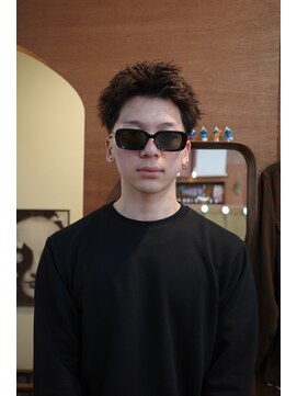 エディ(Edy) メンズスパイキーショート刈り上げジェットモヒカン眉毛カット