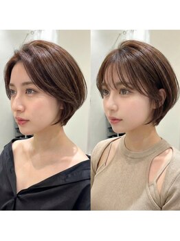メゾンイデアル(maison Ideal)の写真/【岡山駅徒歩5分】骨格と髪質に合わせることで、家でも再現性のあるショートカットへ◇
