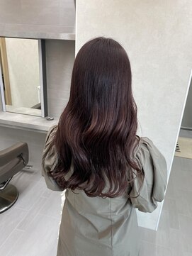 アビーヘアー 西大島店(abie hair) 赤みカラー