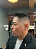 MEN'S/スキンフェードカット/アイロンパーマ/流山おおたかの森