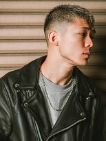 ダグラスヘアー スリーエンズ 岐阜 各務原(Douglas hair Three Ends) 【スキンフェード】金髪スキンフェード