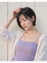 ズール 稲田堤店(ZU LU)&nbsp;耳かけショートボブ×シースルーバング