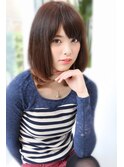 ナチュラルふんわりボブ