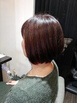 ヘアーズミンク ハグラザキ(Hairs mink Hagurazaki)&nbsp;春色ショートボブ
