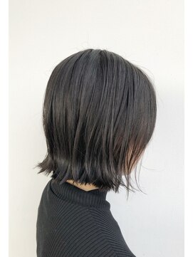 サロン マーニ(salon m ni) 切りっぱなしボブ×縮毛矯正