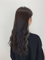 シエル 立川店(CIEL)&nbsp;《CILE 由井》イヤリングカラー×パープルアッシュ