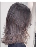 大人気の美髪カラー♪透明度たっぷりのグレージュカラー