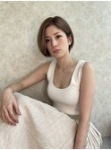 スッキリなのにフワッときまるショートボブ