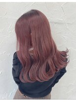 プライズ 表参道原宿店(prize) チェリーピンク暖色系カラー透明感カラー韓国くびれヘア