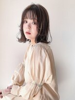 シスタ(SISTA) 【SiSTA】くびれヘアシースルーバングベージュロブ