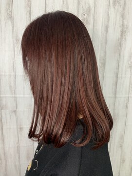 ビューティドレッセヤマノ 池袋パルコ(Beauty Dresse YAMANO) 【カラー】【髪質改善トリートメント】鮮やかレッド