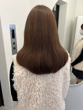 ボタン ハカタ(VOTAN hakata) 【YU_KA】ベージュカラー×くびれヘア