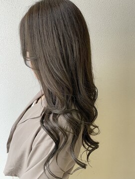 オウルヘアー(Owl hair) ブルージュ/アッシュ/ロング/フェイスレイヤー