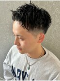 ビジネスヘアスパイキーショートヘアメンズカットメンズパーマ