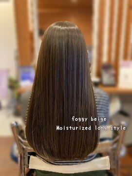 ピールアーク(peal ark) 20代30代40代ストレート"フォギーベージュ"寒色系透明感美肌