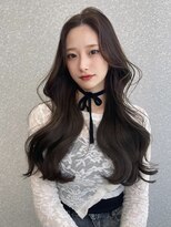 天神美容室 透明感溢れるチョコレート×レイヤーカット×韓国