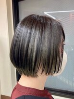 マティーナ ヘアー 池袋(Matina hair)&nbsp;【オリーブ/インナーカラー/ショートボブ】20代30代40代50代