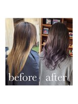 スミカ(sumica)&nbsp;#グラデーション #ラベンダー #裾カラー