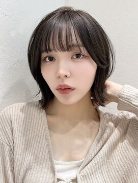ロンド レグリーズ 立川(Lond leglise) イメチェン外ハネボブ美髪×ブリーチなしレイヤー韓国[立川]
