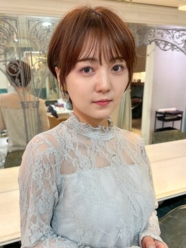 ロンド 銀座(Lond) 【成田】ミニウルフレイヤーカット顔周りカットショート/銀座7