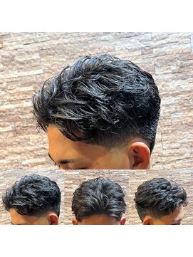 アールドボーテ 理容室(R de Beaute) 銀座 短髪ピンパーマ <理容室>メンズ