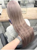 15788ブリーチ＆ダブルカラーパールベージュホワイトアッシュ