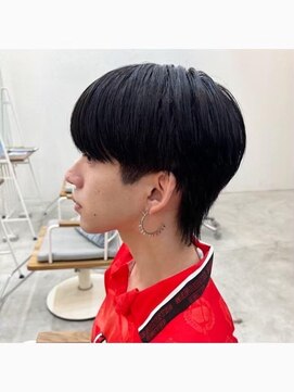 ロミー 本厚木(ROMMY.) メンズヘア韓国マッシュ◎ショートくびれウルフチャコールグレー