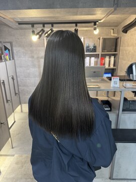 ノス 表参道(NOOS) 脱赤味/オリーブブラウン/髪質改善ストレート/ミネコラ/縮毛矯正