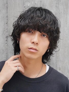 フィフス トウキョウ (fifth TOKYO) 渋谷波巻きスパイラルパーマメンズカットメンズミディアム30代