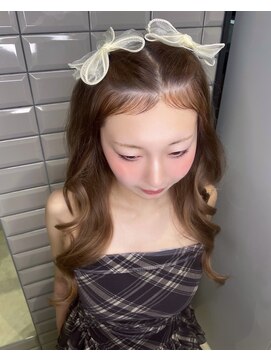 リリー(Lilley) 【稲永麻衣】チャンモリパーマ+レイヤーカット+韓国ヘア