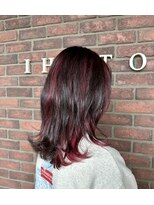 イーハトーヴ(IHATOV)&nbsp;レイヤースタイル　ボルドーカラー