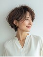 ハートテンセカンド 武蔵新城店(HEART2nd)&nbsp;襟足と後頭部の丸みを活かした、ショートボブスタイル