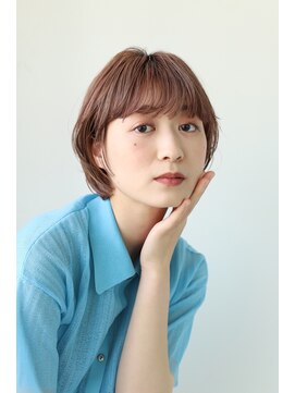 エクリ シセイドウ 麻布十番店(equri×SHISEIDO) 【麻布十番】大人の丸みショートスタイル