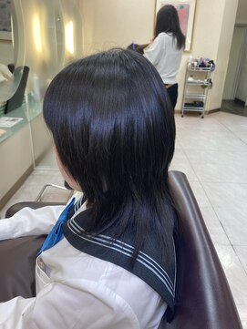 松本平太郎美容室 土浦パートワン(PART1) くびれウルフスタイル  10代20代30代40代  土浦