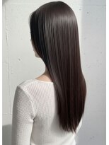 ルノヘアー(Lunohair)&nbsp;美髪◎髪質改善トリートメント×暗髪ロング×大人カジュアル