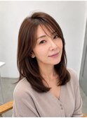 軽やかに見えるシレイヤースタイル