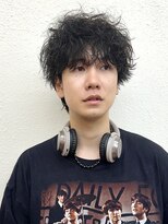 パークレーン アイス イヴェン(park lane ICI yeven) ツイストシャドウパーマ 無造作パーマ メンズカット 栄