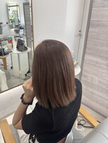 ミリ 奈良店(mm) ベージュカラーダブルカラー髪質改善近鉄奈良学割