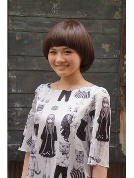 レイブ アクション アンド ヘアー 北千住店(rave Action and Hair) レトロキュートなマッシュルームヘアで気分は60s