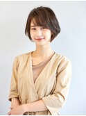 第1印象で必ず小顔に見せるマッシュショート_30代_40代_50代◎