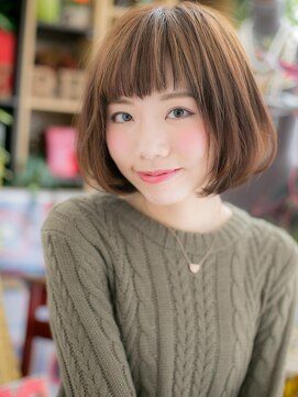 カバーヘア ブリス 大宮西口(COVER HAIR bliss) ■キュートな前下がりボブで小顔見せ!8-3★大宮20代30代40代
