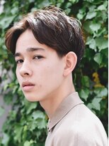 バイフィフス 原宿/表参道(by fifth)&nbsp;センターパートメンズマッシュパーマニュアンスパーマ刈り上げ