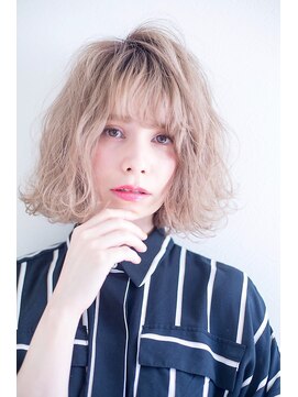 レーヴバイロンド 仙台(Reve by Lond) 外国人風ハイトーンボブ