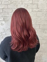 プライズ 池袋店(prize) カシスレッド暖色カラー赤髪ボルドー韓国風7066