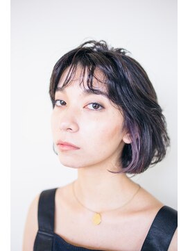 ピズム(PISM) 大人リュクスイメチェンAラインボブ/インナーカラー