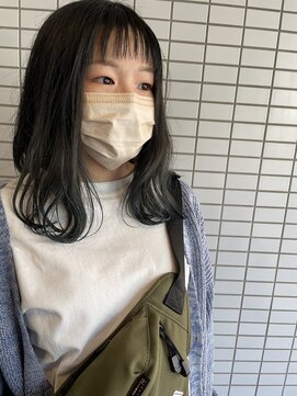 ヘアアンドスペース ベロン(hair&space velon) オン眉ミディ